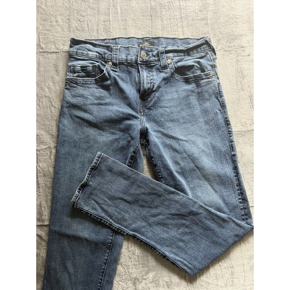 True Religion Geno Relaxed Slim Jeans Mens 34x31 Blue Medium Wash Denim Pants